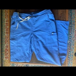 Figs Ceil blue yola pant